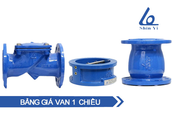 Bảng giá van 1 chiều chính hãng ShinYi - Bảng giá van ShinYi