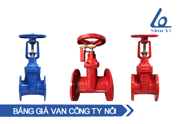 Bảng giá van cổng ty nổi ShinYi chính hãng