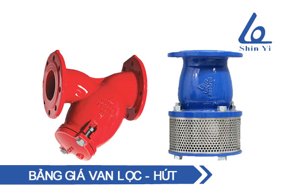 Bảng giá van lọc - hút ShinYi - Van ShinYi chính hãng