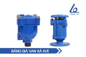 Bảng giá van xả khí ShinYi chính hãng