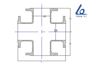 Cấu tạo của cút nối chữ thập - B