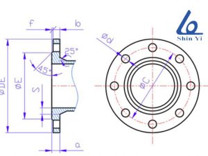 Cấu tạo của mặt bích PN16