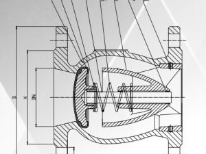 Cấu tạo của van một chiều lò xo