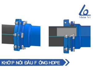 Khớp nối đầu F ống HDPE - Phụ kiện ngành nước ShinYi chính hãng