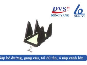 Nắp bể đường, gang cầu, tải 60 tấn, 6 nắp cánh lớn - Phụ kiện ngành nước ShinYi