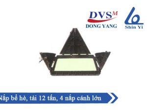 Nắp bể hè tải trọng 60 tấn, nắp hố ga 4 cánh lớn - Phụ kiện ngành nước ShinYi chính hãng