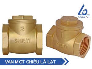 Van một chiều lá lật nối ren ShinYi chính hãng