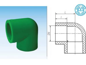 Cấu tạo của cút 90 độ nhựa PPR