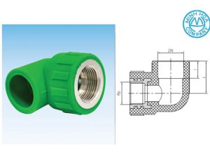 Cấu tạo của cút ren trong nhựa PPR - Van Minh Hòa chính hãng