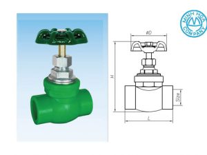 Cấu tạo của sản phẩm van cửa nhựa PPR