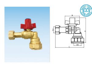 Cấu tạo của sản phẩm van góc đồng liên hợp không 1 chiều 5DxD27