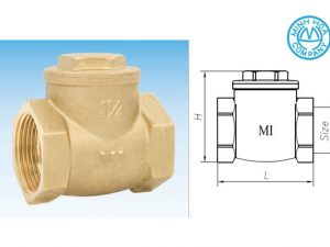 Cấu tạo của van 1 chiều đồng lá lật Mi chính hãng