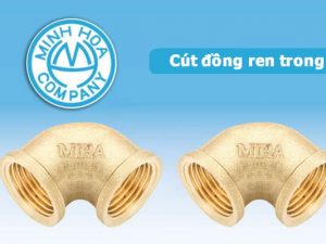 Cút đồng ren trong - Phụ kiện đồng van Minh Hòa