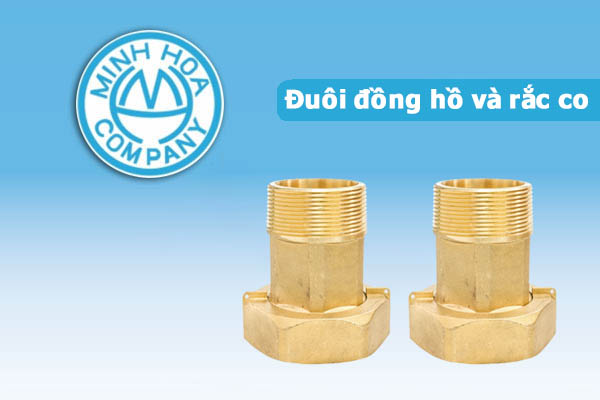 Đuôi đồng hồ và rắc co - Phụ kiện đồng van Minh Hòa