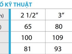 Thông số kỹ thuật rọ đồng Mi