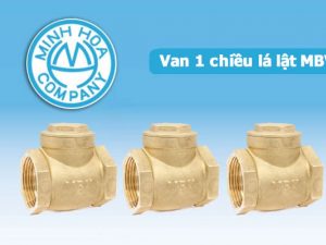 Van 1 chiều đồng lá lật MBV - Van 1 chiều Minh Hòa chính hãng