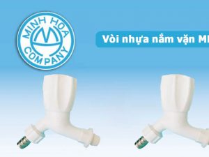 Vòi nhựa núm vặn MH - Van vòi nhựa Minh Hòa chính hãng