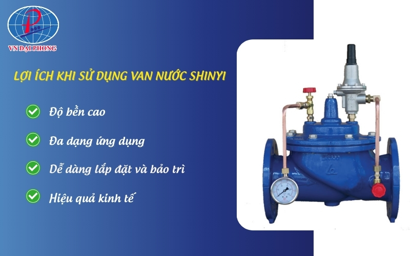Lợi ích khi sử dụng van nước Shinyi